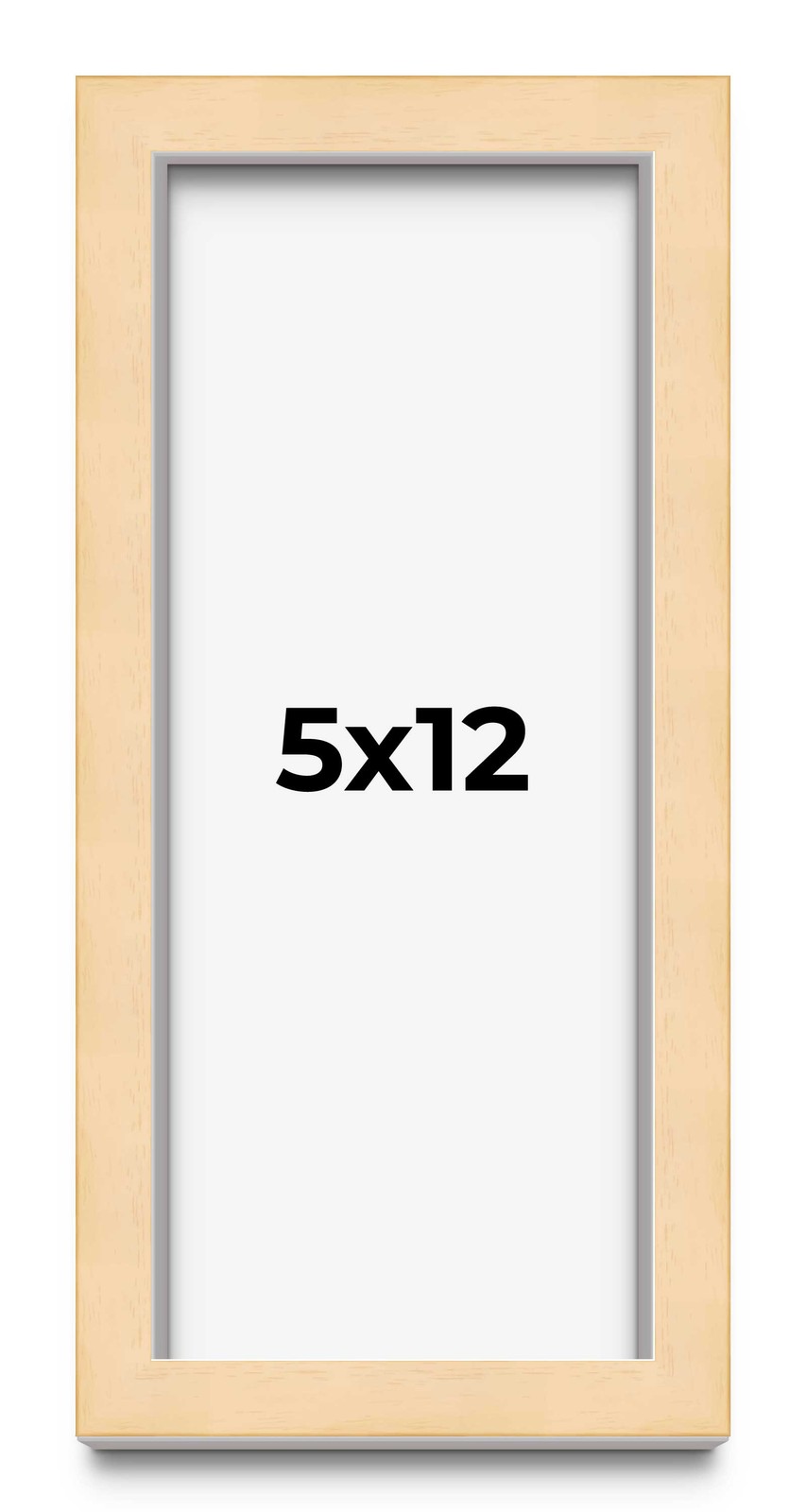 5x12 IN Shadow Box Frame Brown | 0.875 Inches Deep Real Wood Contemporary Shadow gallery