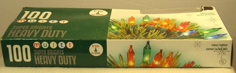2 String Sets ~ Each 43 Ft w/ 100 Superbright Multi Christmas Lights TRIM-A-HOME gallery