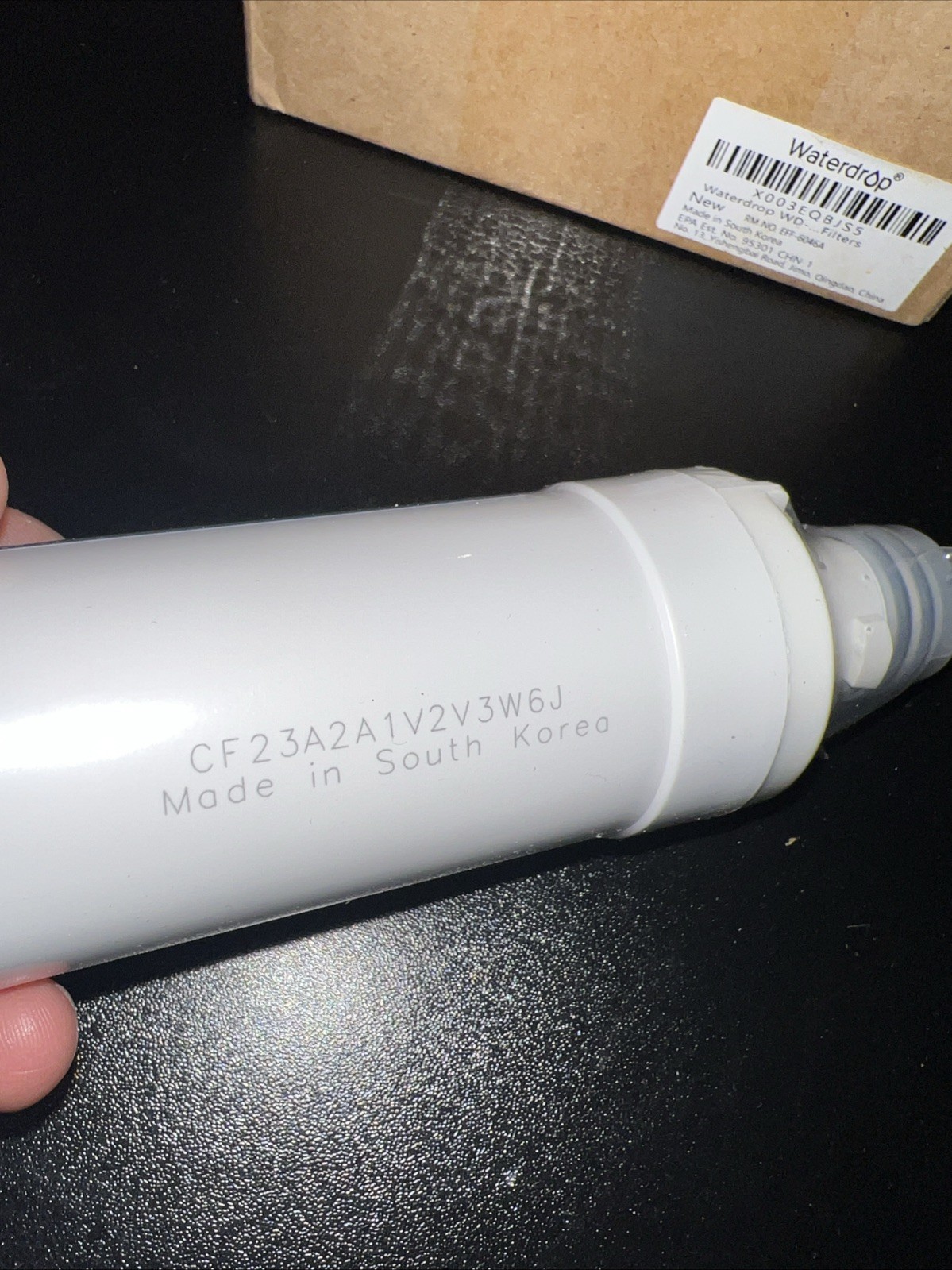 Waterdrop Replacement Refrigerator Water Filter WD-F46 New 2 Pack Sealed E23 gallery