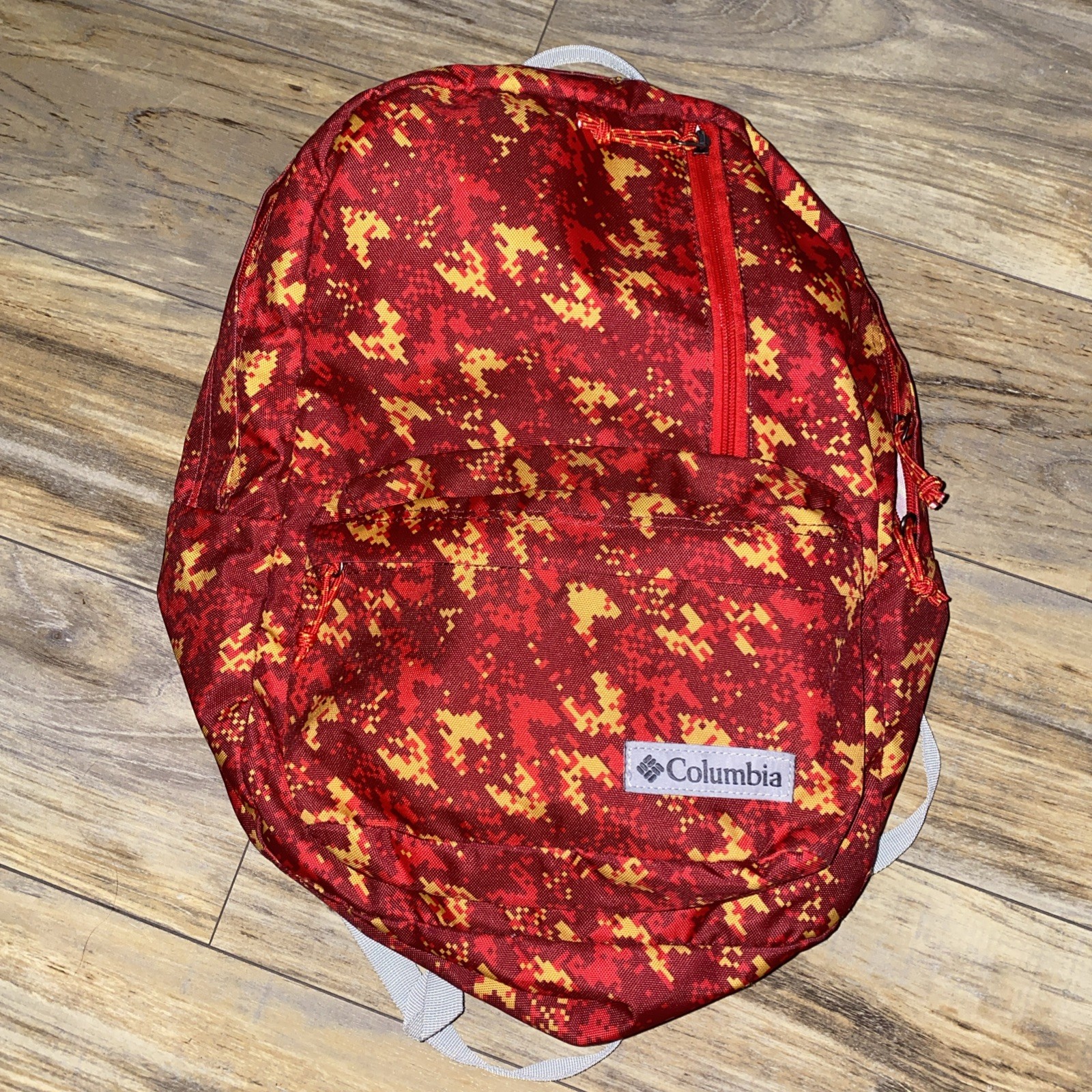 Columbia Lightweight Backpack Red Pixel Camo