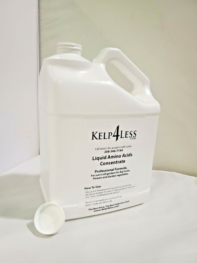 Liquid Amino Acid Concentrate Fertilizer 1 Quart for Plants Fruits Flowers Lawn