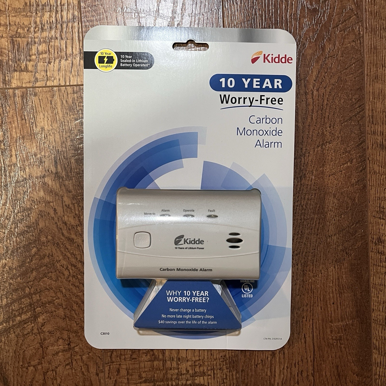 Kidde C3010 10 Year Worry-Free Carbon Monoxide Detector gallery