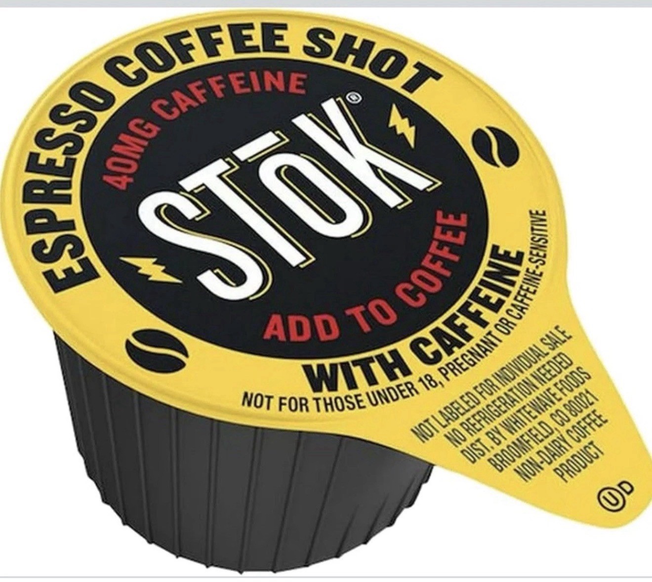 Stok Caffeinated Black Coffee Shot 50 count Expresso Caffiene Unsweetened Dark gallery