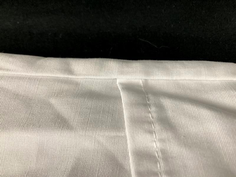 Set of 2 Registry Cotton Polyester Solid White King Size Pillowcases Cover Shams gallery