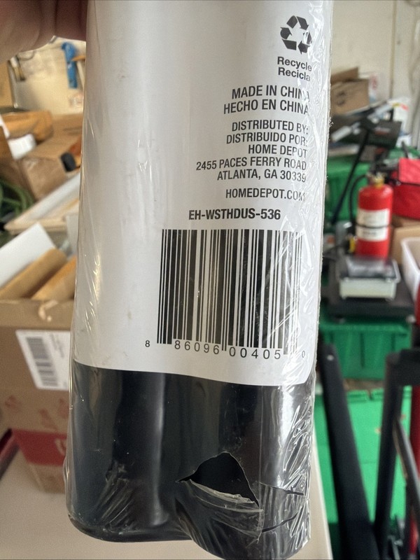 Everbilt Adjustable Closet Rod Matte Black 18"-30" Mounting Hardware Included gallery