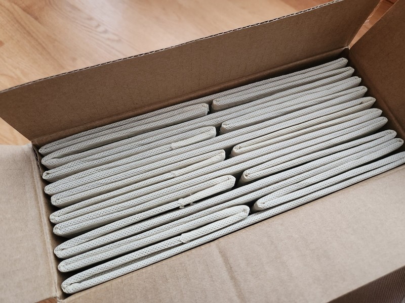 Amazon Basics Foldable Storage Cubes 6-Pack Beige 10.5"x10.5"x11" New Open-Box gallery