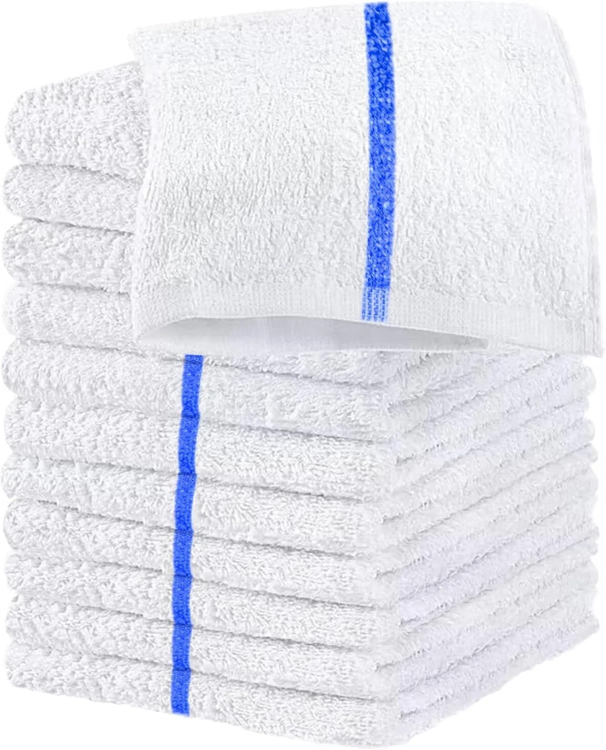 Bar Mop Towels Cotton Blend Kitchen Cleaning Towel Restaurant 16"x19" Pack Of 25 gallery