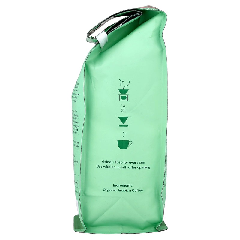 Single Origin Organic Coffee, Everyday, Whole Bean, Medium Roast, 12 oz gallery