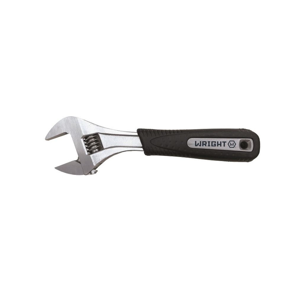 Wright Tool 9AG06 6in Adjustable Wrench Cushion Grip Cobalt Finish