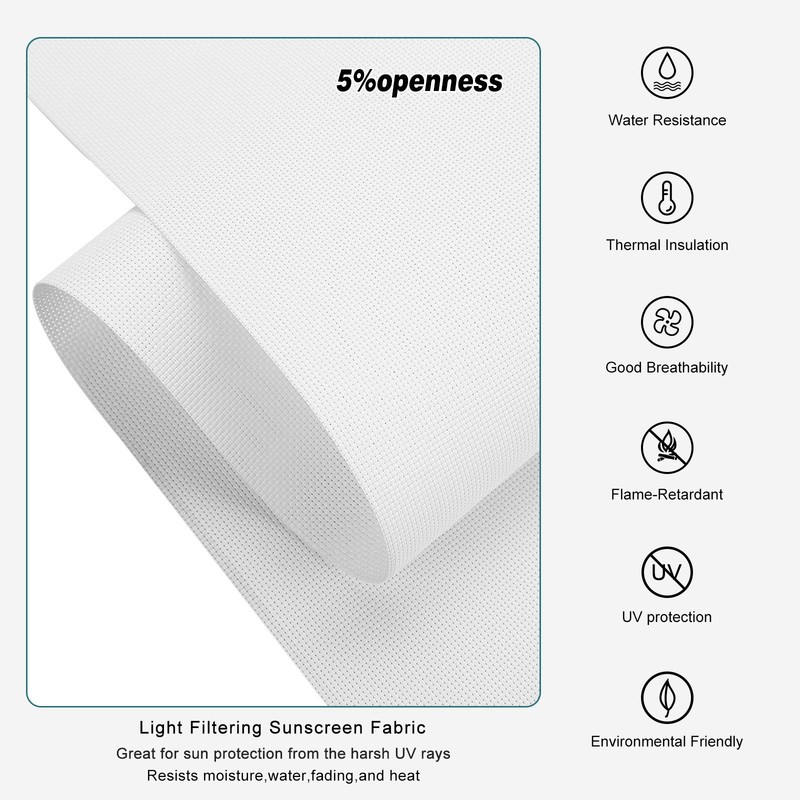 Changshade CUSTOM Light Filtering Window Blinds Roller Shades Easy Installation gallery
