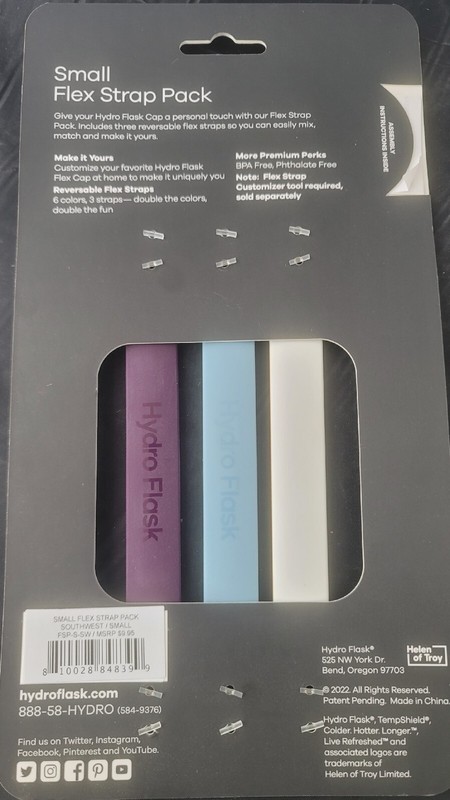 Hydro Flask Small Flex Strap Pack Southwest Orange, Blue, Pink - New gallery