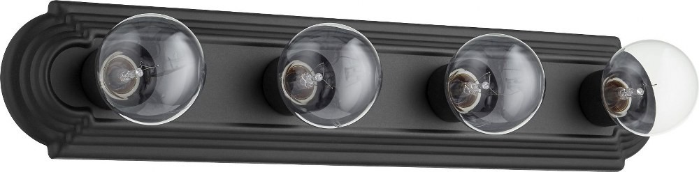 4 Light Stepped Bath Vanity in Quorum Home Collection style - 24 inches wide by gallery