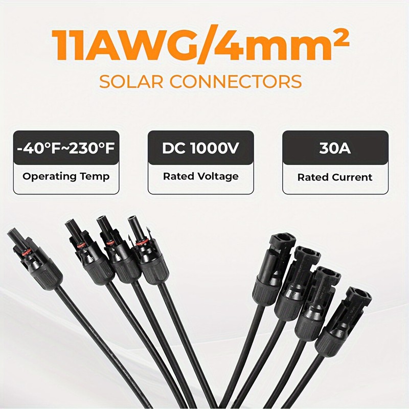 4 to 1 Solar Panel Splitter Solar Panel Parallel Connectors Solar Adapter Cable gallery