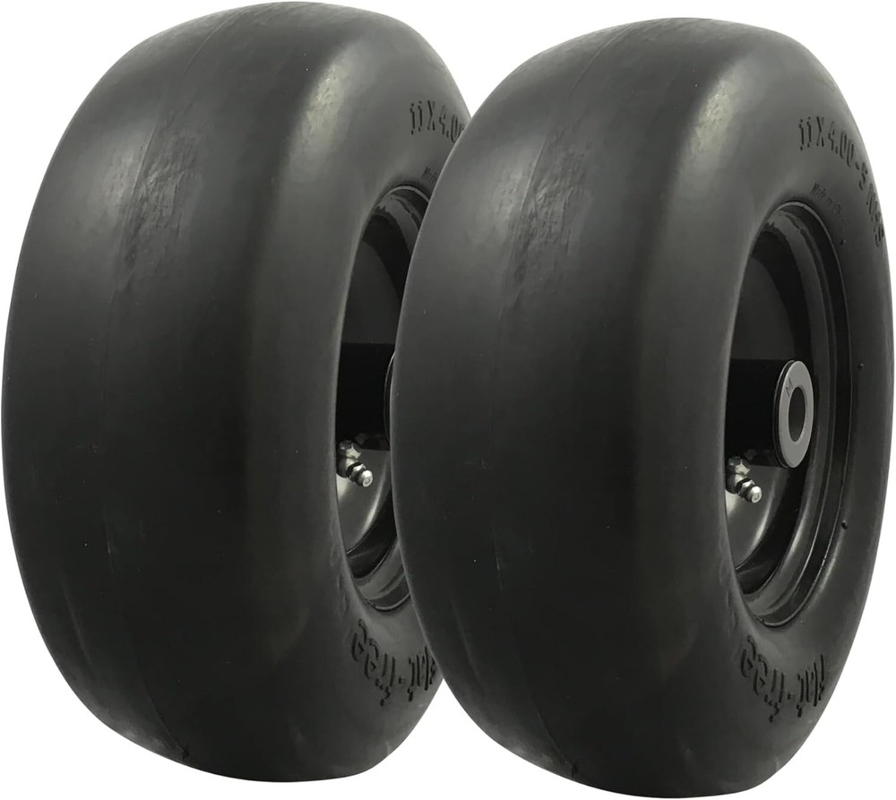 2 Flat Free Tires For Toro TimeCutter SS 4235 Cub Cadet 50 Troy-Bilt Mustang 42