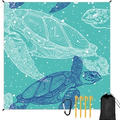 Beach Blanket Waterproof Sandproof Oversized Beach Mat for Beach Travel Camping