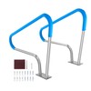 VEVOR Swimming Pool Handrail 2 Pack 48" x 36" Stainless Steel with Base Plate gallery