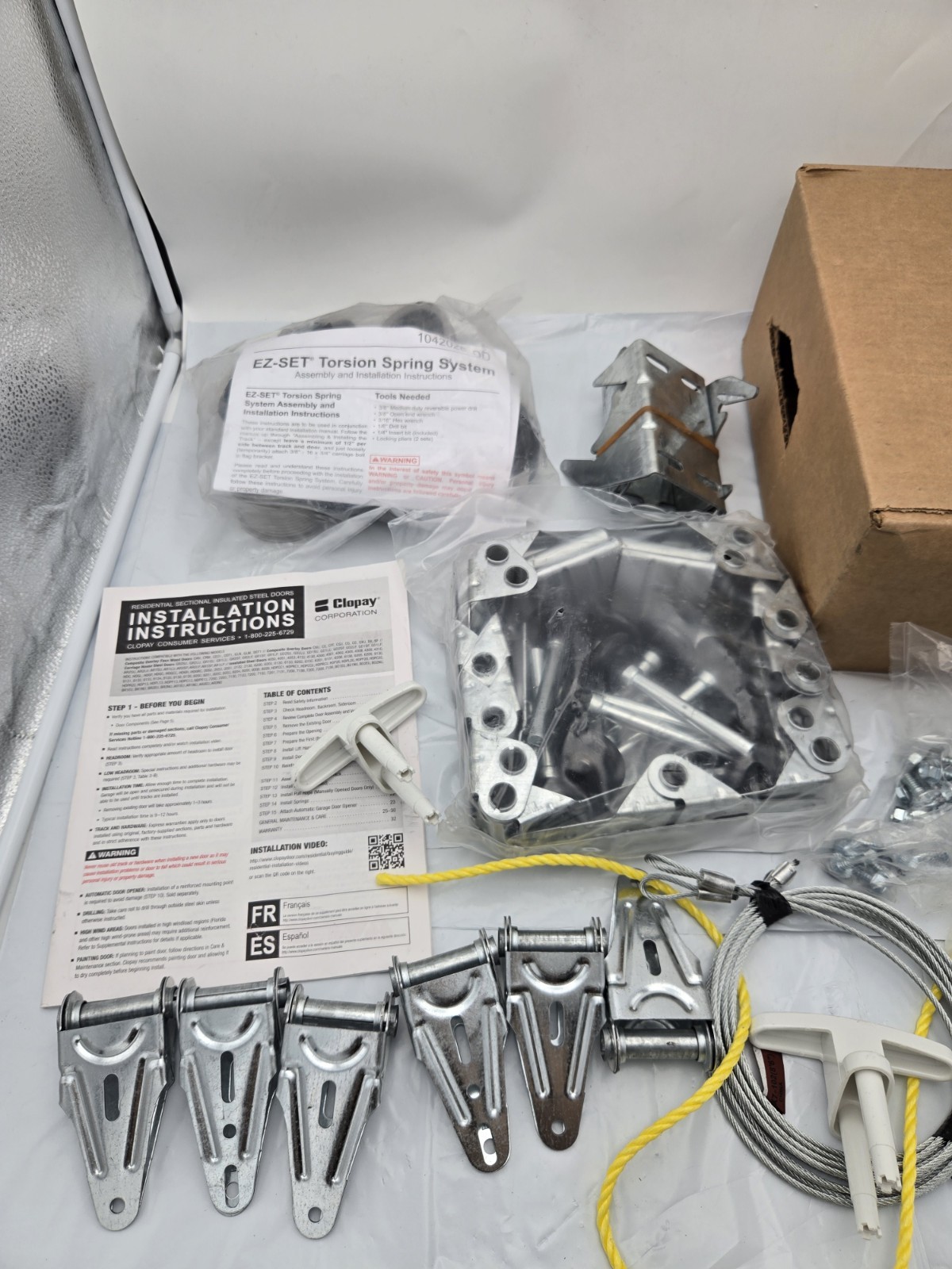 Clopay EZ-Set Torsion Kit Pulley And Cable System For Garage gallery