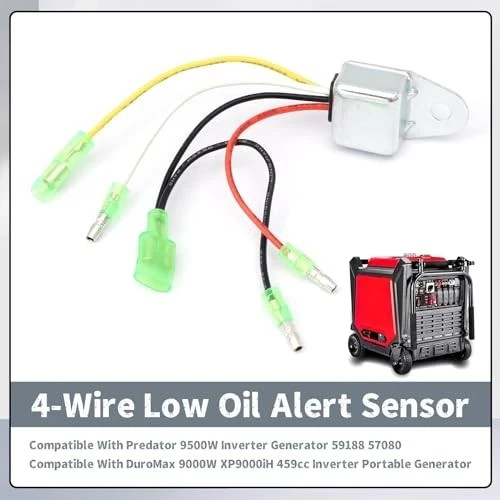 Low Oil Alert Sensor with 4-Wires Compatible with Predator 9500W Inverter gallery