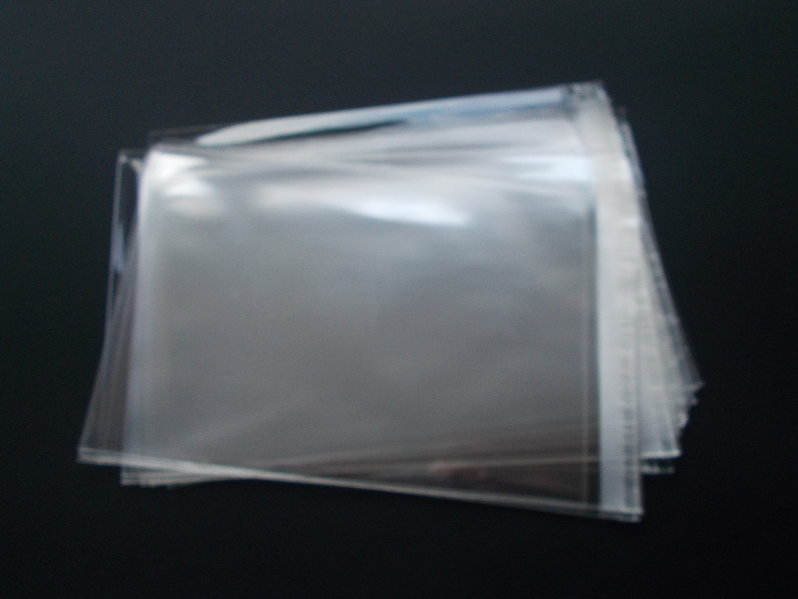 100 Clear Resealable Self Adhesive Seal Cello Lip & Tape Plastic bags 1.6 mil gallery