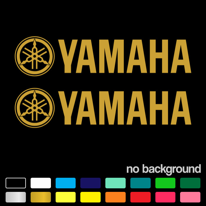 (2) Sticker for Yamaha Decal Motorcycle Boat Tank Wheel Bike yz yzf fzr r1 r6 gallery