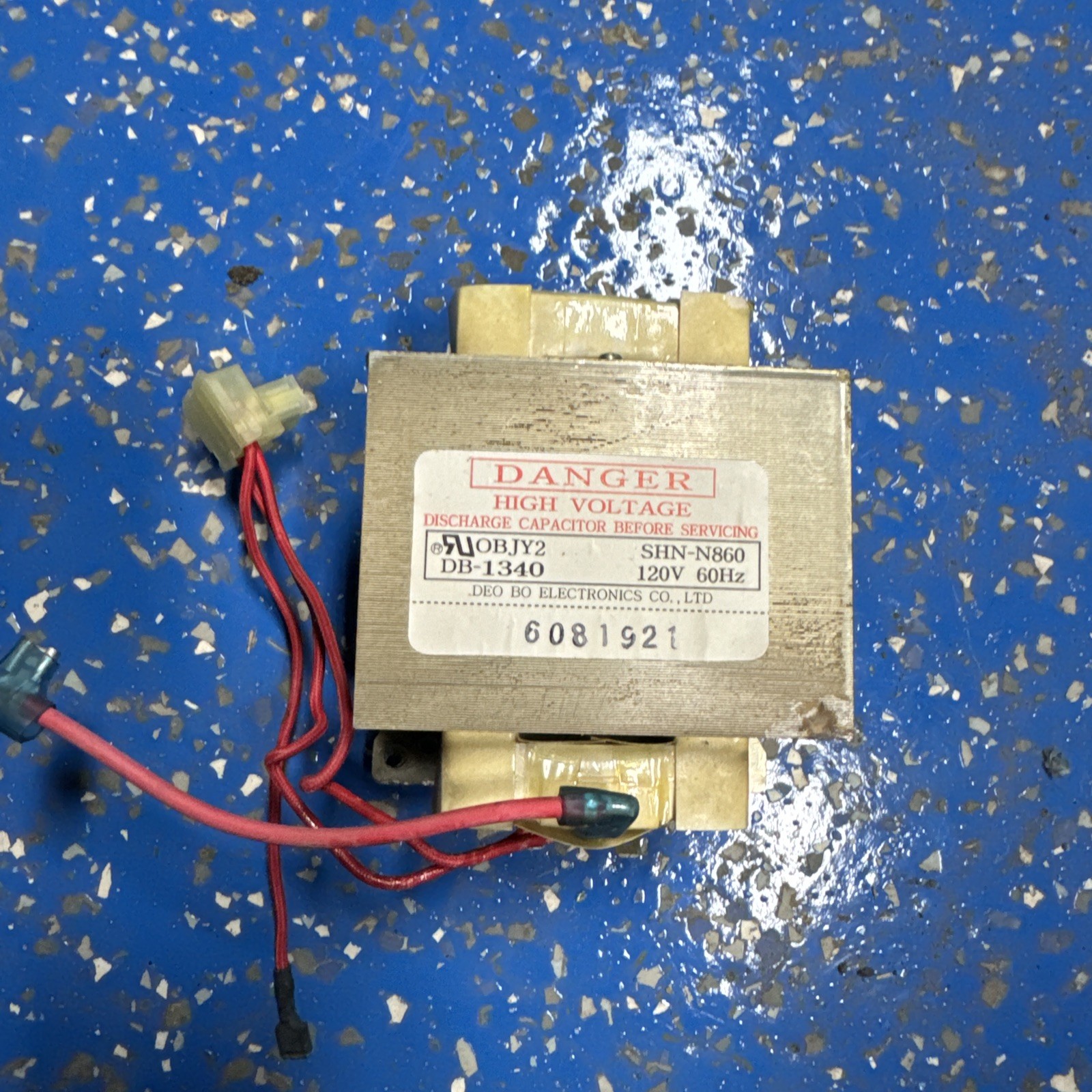 GE Microwave Transformer DB-1340 (Money Back Guarantee) gallery
