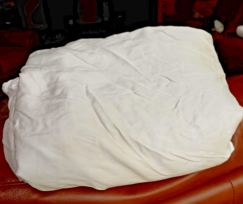 100% Lyocell Tencel EUCALYPTUS - KING DUVET COVER Buff/biege gallery