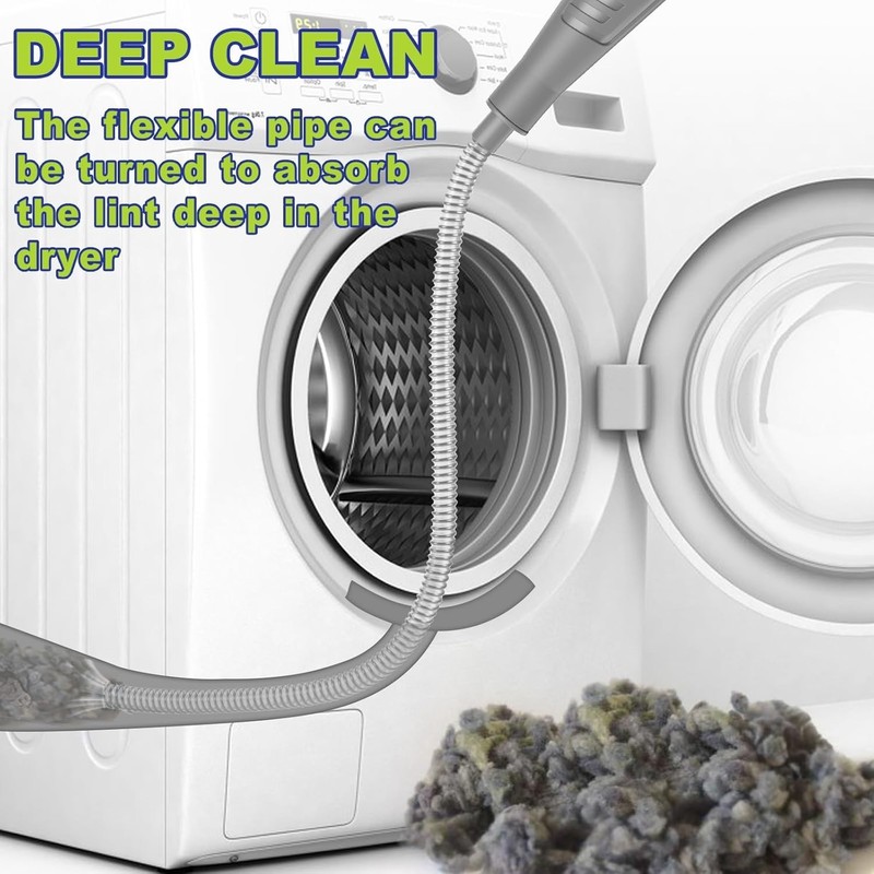 Versatile Lint Remover Kit with 33-Inch Hose: Keep Your Dryer Safe & Efficient gallery