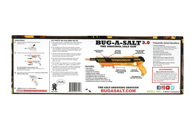 Damaged Box Authentic BUG-A-SALT Orange Crush 3.0 Insect Eradication Salt Gun gallery