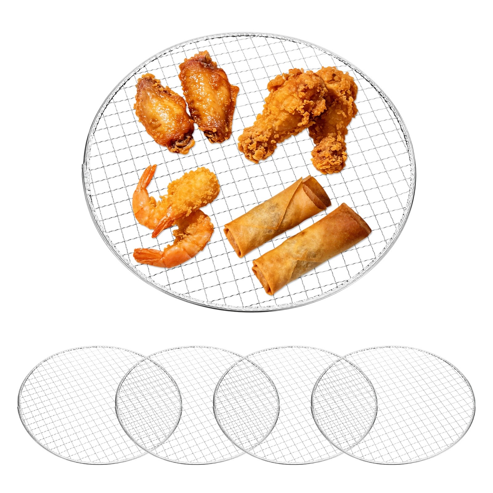 5 Pack Disposable Grill Topper, 11.81 Inch Grill Grates Replacement for Outdoor gallery