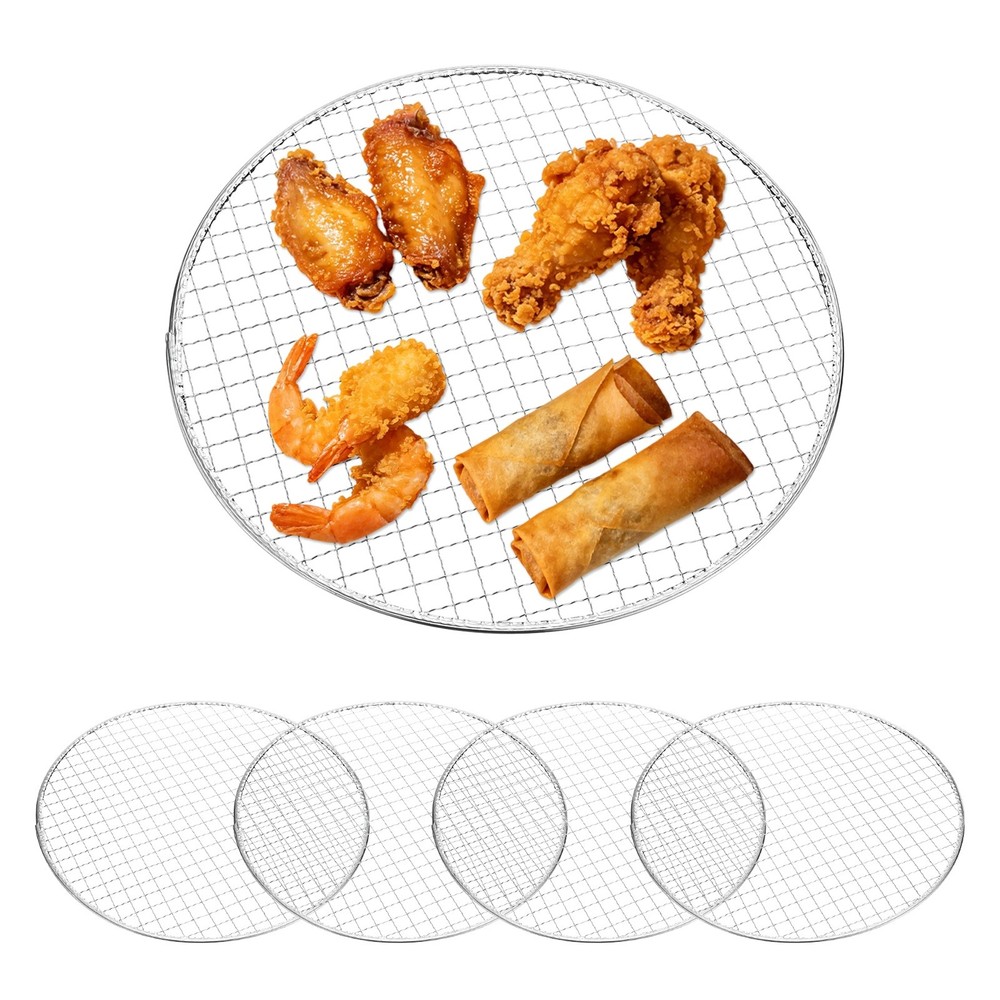5 Pack Disposable Grill Topper, 11.81 Inch Grill Grates Replacement for Outdoor