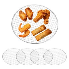 5 Pack Disposable Grill Topper, 11.81 Inch Grill Grates Replacement for Outdoor