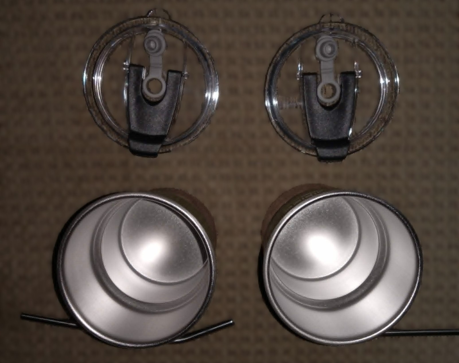 Get Two-300ml Stainless Steel Coffee Mugs with Lid Portable Heat Resistant gallery
