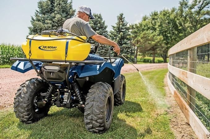 AG SPRAY 15 Gallon Silver UTV Spot Sprayer 2.2 GPM SHFLO Pump 100 PSI gallery
