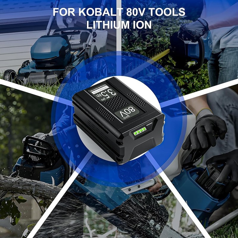 3.5Ah Battery Lithium Replacement for Kobalt 80V Battery Max KB2580-06 KB3080-06 gallery