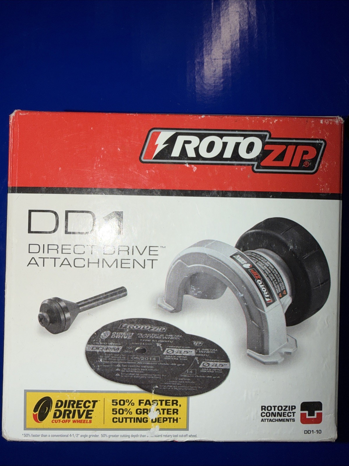 Rotozip DD1 Direct Drive Cut-Off Attachment / New Open Box gallery