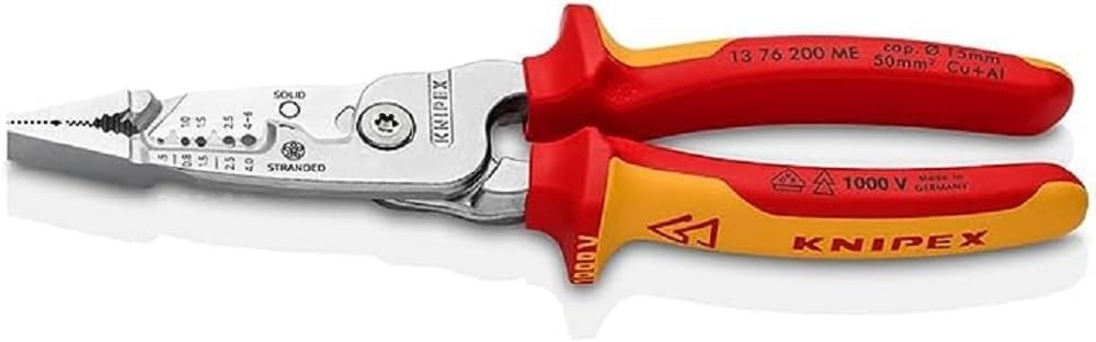 Multi Coloured Wire Stripper Multifunctional Electrician Pliers High Capacity... gallery