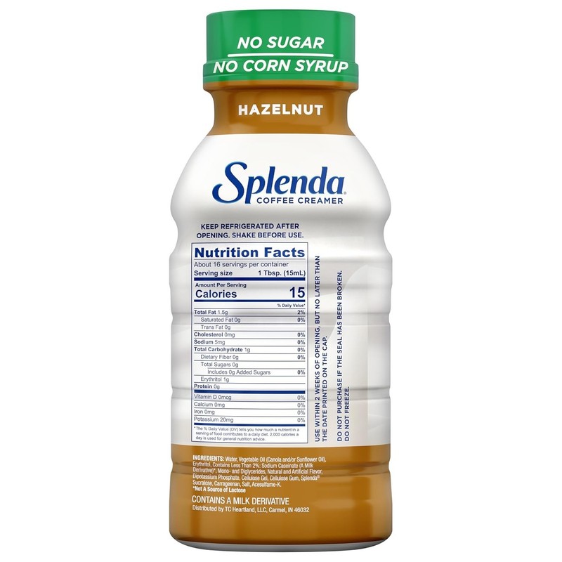 Sugar-Free Hazelnut Coffee Creamer, Only 15 Calories - 8 Fl Oz Sophistication gallery