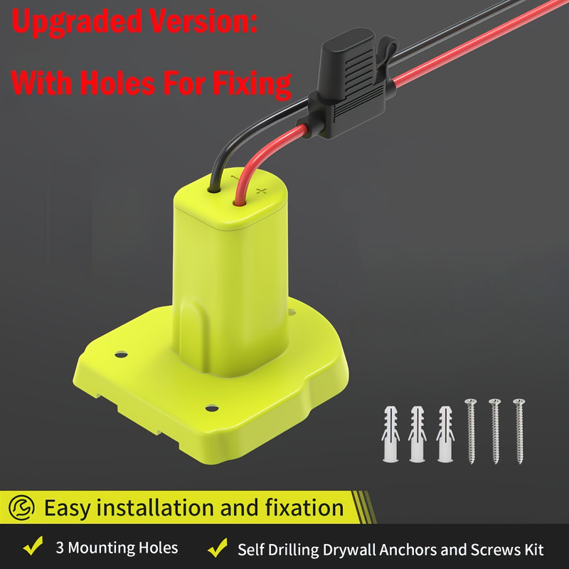 2 Pack for Power Wheel Battery Adapter Compatible with Ryobi 18V ONE+ Batteries gallery