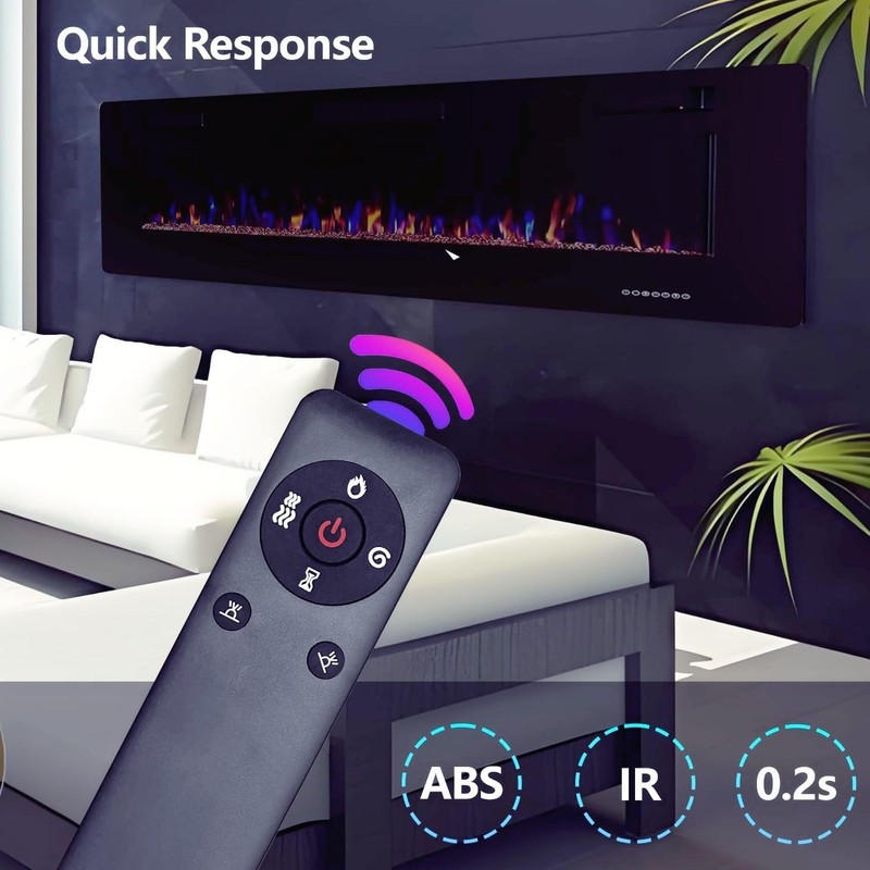 Universal Infrared Remote for Electric Fireplaces - No Programming Required gallery