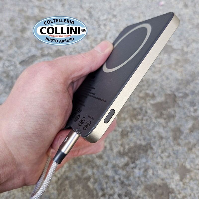 Nitecore - Pocket 5 - Titanium Gray - 5000mAh USB-C Magnetic Power Bank -... gallery