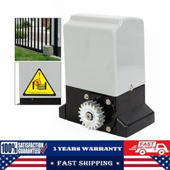 1400LBS Electric Automatic Sliding Gate Opener Door Operator&Remote Control 370W