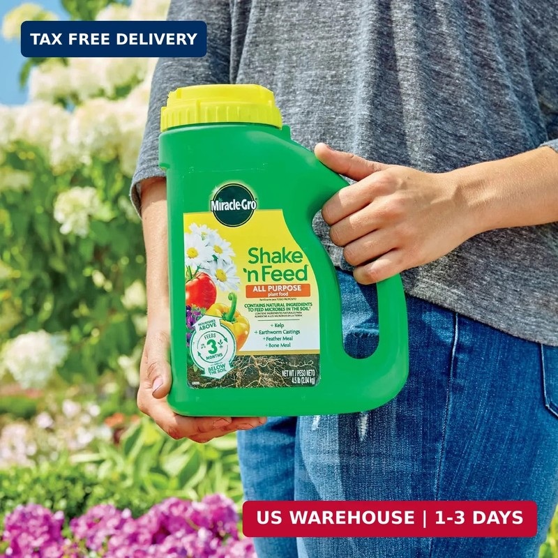 Miracle-Gro Shake 'N Feed All Purpose Plant Food - Outdoor and Indoor Plant Food gallery