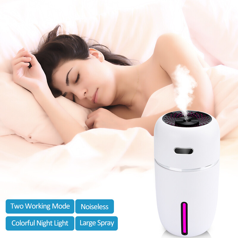 200ml Portable USB LED Mini Car Home Humidifier Aroma Oil Diffuser Mist Purifier gallery