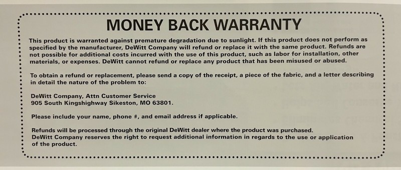 DeWitt Weed Barrier - Professional Max - Heavy Duty Woven Fabric 6 FT X 250 FT gallery