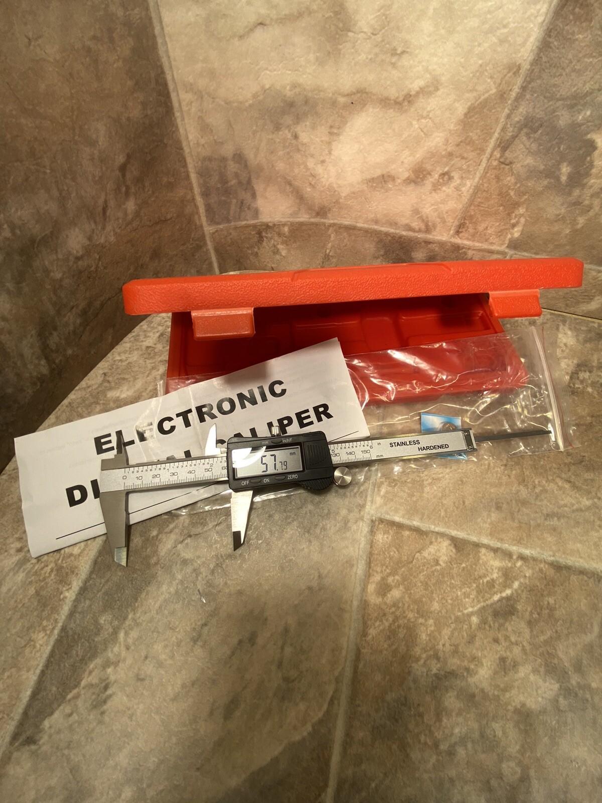 Digital Caliper 0-150mm unbranded tested works new open box gallery