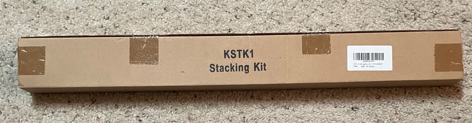 27 inch KSTK1 laundry stacking chrome kit for LG washer and dryer gallery