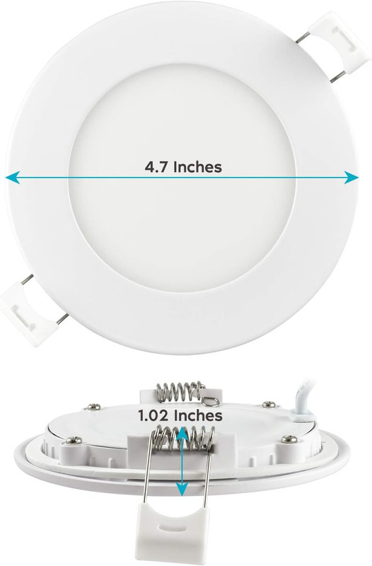 16 Pack 4" Dimmable Ultra Thin LED Recessed Lights, Color Selectable, 750 Lumens gallery