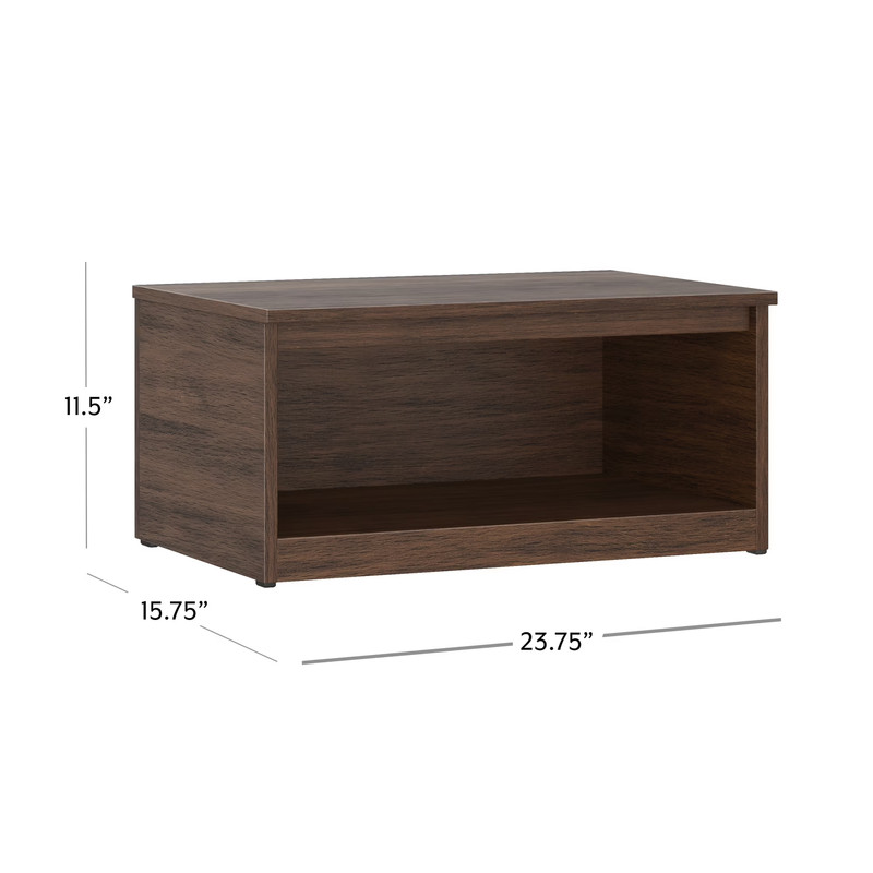 Ardent Open Shelf Modular Storage System, Walnut gallery