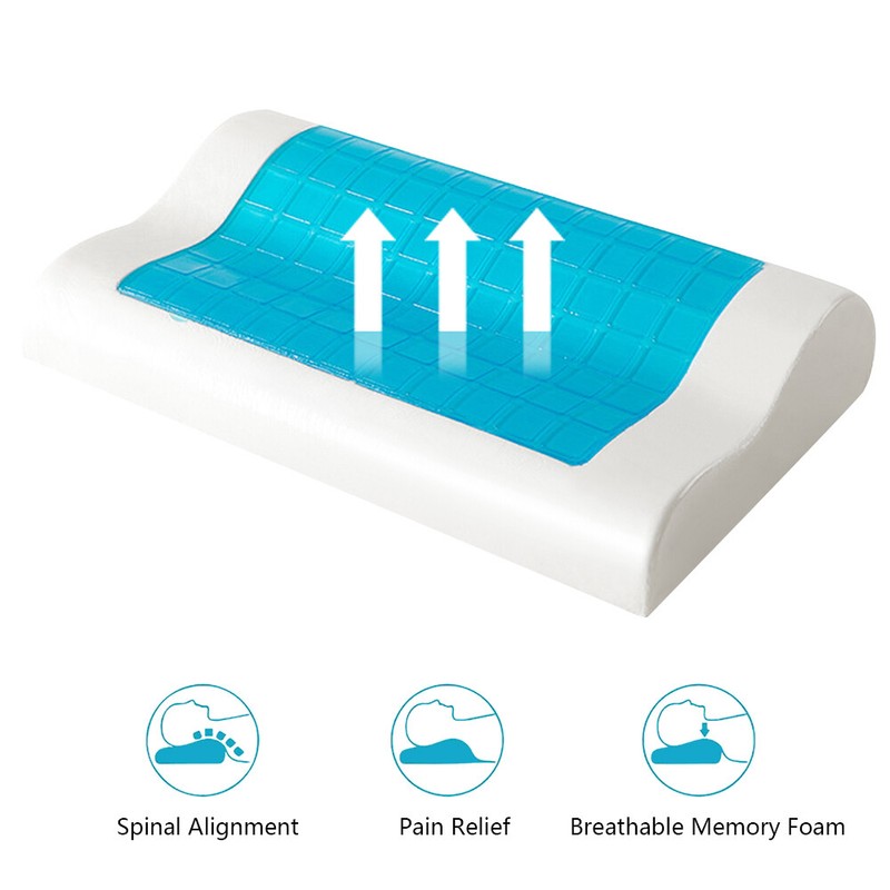 Memory Foam Cervical Pillow - Orthopedic Contour Ergonomic for Neck Pain Support gallery