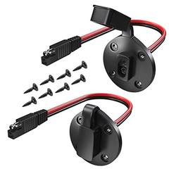 SAE Power Socket Sidewall Port – 2 Pack – Weatherproof – Quick Connect Solar